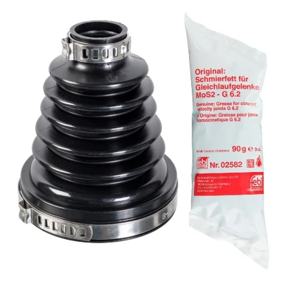 Imagen de FEBI BILSTEIN 177600 Fuelle Palier lado de engranaje, Eje delantero Elastéros poliestéricos, termoplásticos FORD: FIESTA 6