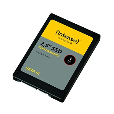 Imagen de Intenso Disco Duro Interno SSD SATA III Performance, 2,5, 1 TB, 550 MB/Segundo, Color Negro, 3814460