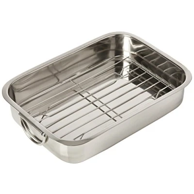 Imagen de GSW Viereckpfanne mit Einsatz 809306 Sartén Cuadrada (30 cm), Acero Inoxidable, Plata, 30 x 25 6,1 cm, 2