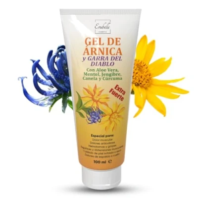 Imagen de Arnica Crema Antiinflamatoria y Garra de Diablo (Harpagofito) Potente Gel Masaje Muscular para Contracturas Musculares Dolor Espalda Dolores Articulaciones Uso Tópico