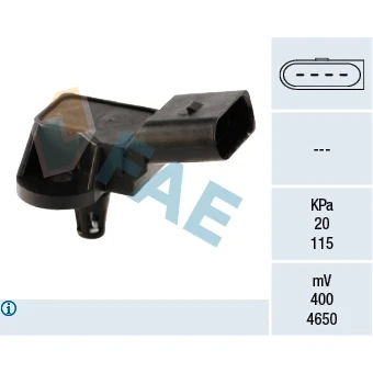 Imagen de Sensor, presión colector de admisión FAE 15033