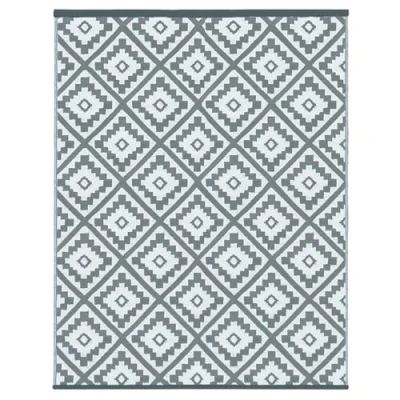 Imagen de IDMarket Bahamas Alfombra exterior (120 x 180 cm), color gris