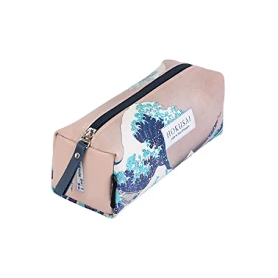 Imagen de Grupo Erik Estuche Escolar Hokusai Grande Cremallera Universidad Ola Kanagawa │ Rectangular Vuelta al Cole Material y papelería Bonita