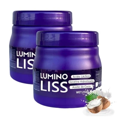 Imagen de Lumino Liss Alisado, Alisado Luminoliss Sin Formol, Formol Liss, Crema Alisadora Para Cabello for Hair Care (2pcs)
