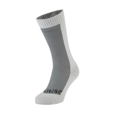 Imagen de SealSkinz Waterproof Cold Weather Mid Length Calcetín, Hombre, Gris, Small