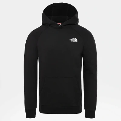 Imagen de THE NORTH FACE NF0A2ZWUKY4 M Raglan REDBOX Hoodie EU Sweatshirt Hombre Black White Tamaño L