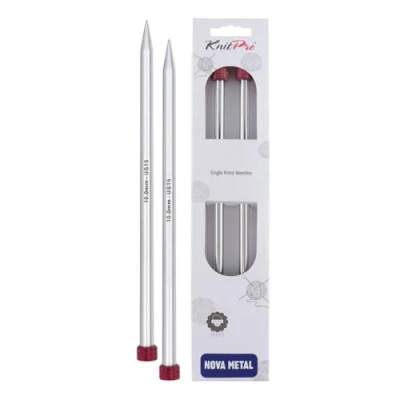 Imagen de Knit Pro Nova Agujas de Tejer (Metal, 10 mm, 35 cm)