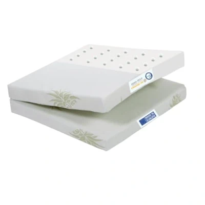 Imagen de Kiby® Colchón Cuna de Viaje 120 x 60 cm Altura 7 (Certificado Oeko Tex® &amp; CERTIPUR™) con Aloe Vera, Plegable