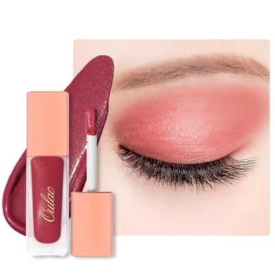 Imagen de Oulac Matte Sombra de Ojos Naranja Líquida con Acabado Brillante y Base Maquillaje Suave, Resistente a las Arrugas SA09