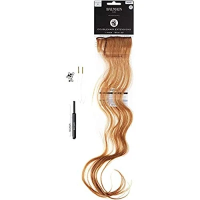 Imagen de Balmain Extensiones de pelo humano, 55 cm longitud, número 8A, rubio natural ceniza, 0,055 kg
