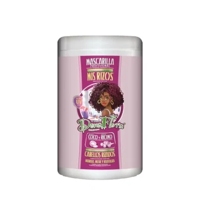 Imagen de Dona Flora Champú Cabellos Rizados Definición y Suavidad Antifrizz e Hidratación Profunda Limpieza Efectiva Ideal para Todo Tipo de Rizos 1000ml