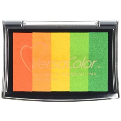 Imagen de Rayher Almohadilla Tinta para Sellos Versacolor, 5 Tonos Limones, 4,7x7,5cm, 2839734