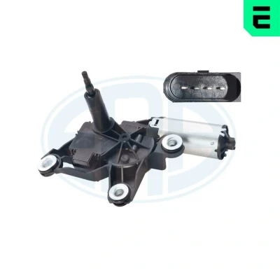 Imagen de ERA 460402A Motor del Limpiaparabrisas 12 posterior para vehíc. con volante a la izquierda, dirección derecha VOLKSWAGEN: Caddy 3
