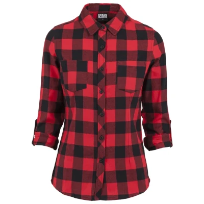 Imagen de Urban Classics Camisa, Mujer, Talla: Large, Black/red