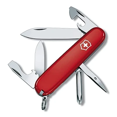 Imagen de Victorinox, Tinker, Navaja Multiuso Suiza, Cuchillo bolsillo, Regalo, 12 Funciones, Hoja grande, Abrelatas
