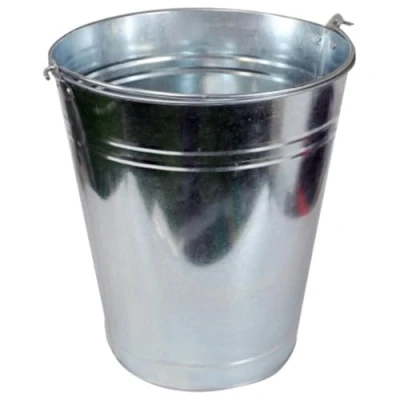 Imagen de Kingfisher Cubo galvanizado 9 L, Plata, 1 Unidad (Paquete de 1)