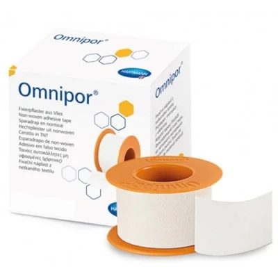 Imagen de ESPARADRAPO PAPEL HIPOALERGICO OMNIPOR 9,1 M X 5 CM 6 UDS