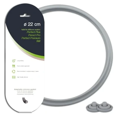 Imagen de ANAKEL HOME Pack de Junta Olla Ø22 cm y Set 2 Juntas Indicadoras Presión Compatible con Express WMF Plus Recambio Adaptable, Silicona