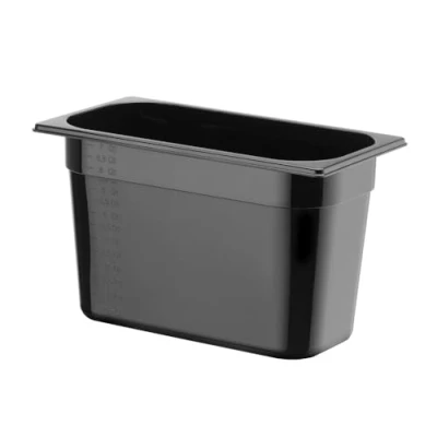 Imagen de HENDI Recipiente Gastronorm 1/3 PC Negro 7.8 L 325x176x(H) 200 mm