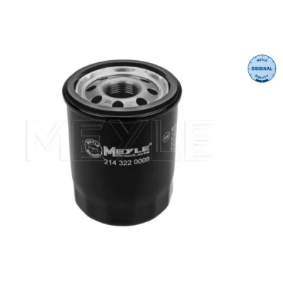 Imagen de MEYLE 214 322 0008 Filtro de aceite M20x1,5 ORIGINAL Quality con válvula bloqueo retorno enroscable FIAT: 500 Hatchback, BRAVO 2