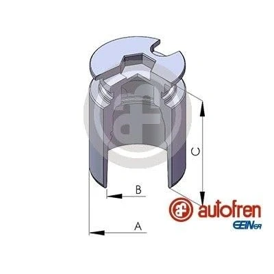 Imagen de AUTOFREN SEINSA D025122 Émbolo, pinza del freno 38 Eje trasero BENDIX/BOSCH RENAULT: Kangoo I Express, FORD: MONDEO 3