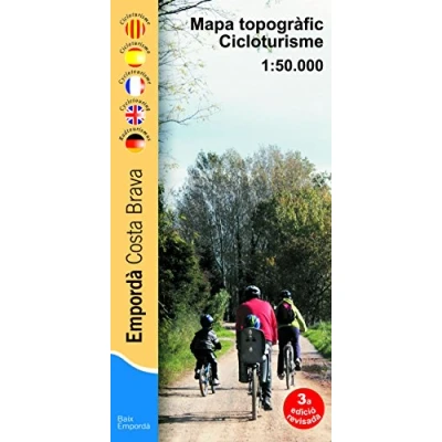 Imagen de Empordá, Costa Brava. Mapa topográfico cicloturista. Escala 1:50.000. Editorial Piolet.: Empordà. Brava (SIN COLECCION)