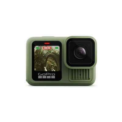 Imagen de GoPro HERO13 Black en Verde Bosque Cámara de acción Impermeable con Video 5.3K60, Fotos 27MP y compatibilidad Lentes la Serie HB