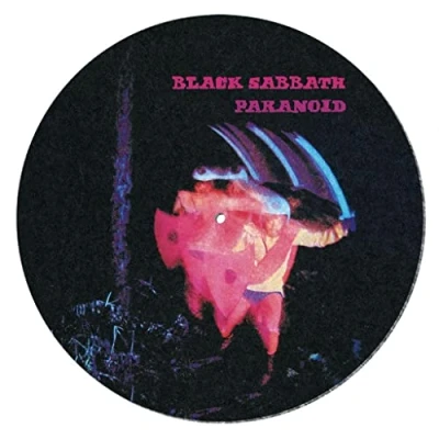 Imagen de Pyramid International Black Sabbath Alfombrilla giratoria para mezclar, rascar DJ y escuchar el hogar (diseño paranoico)