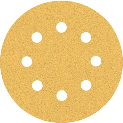 Imagen de Bosch Professional 5 x Lijas Expert C470 con 8 agujeros, para Madera dura, Pintura sobre madera, 115 mm, Grano 80, Accesorios Lijadora excéntrica