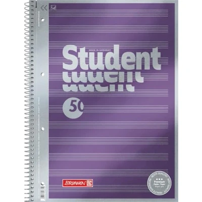 Imagen de Brunnen 1067174 Bloc de notas Student Premium Duo, portada calidad con efecto metálico A4
