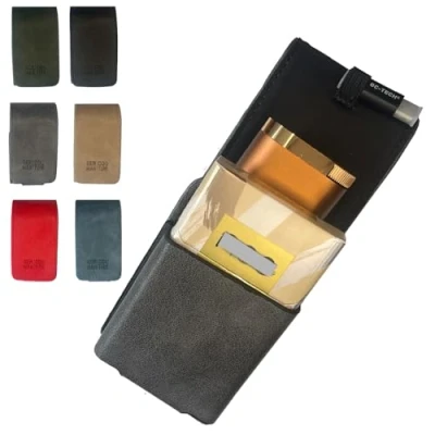Imagen de GC German Couture Carry Bag Funda Compatible con Glo Hyper Pro o X2 Air Calentador de tabaco Neo/Veo Sticks Accesorios Protectora Kit Inicio (Antracita)