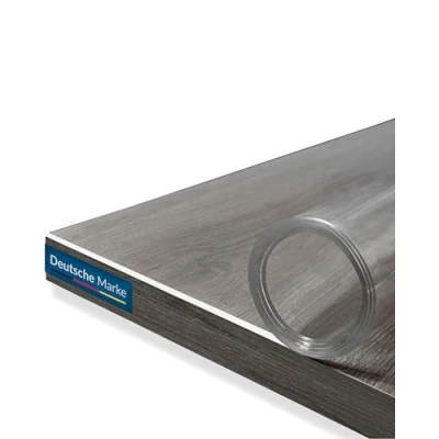 Imagen de TEXMAXX Protector de Mesa Transparente 2mm con Bordes biselados/Protector Diferentes tamaños/Protector Escritorio Transparente/Protector encimera PVC 75 cm x 115