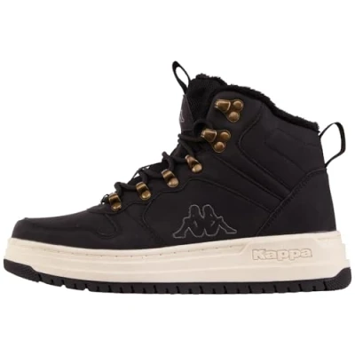 Imagen de Kappa Código de Estilo: 243364 Tobin, Zapatillas Unisex adulto, Black Offwhite, 38 EU