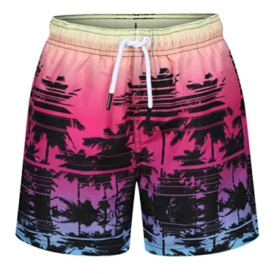 Imagen de RIPT Performance Niño Essentials Pantalones cortos de baño secado rápido con protección solar UV 50, Rose, 3 4 Años