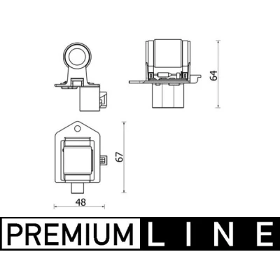 Imagen de MAHLE ORIGINAL ABR 156 000P Resitencia, ventilador habitáculo FIAT: Grande Punto Hatchback, OPEL: Corsa D Hatchback