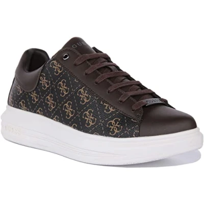 Imagen de Guess VIBO CARRYOVER, Sneaker Hombre, Ocre marrón, 43 EU