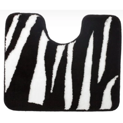 Imagen de Sealskin Safari Alfombra para inodoro 50x60 cm Acrílico Negro