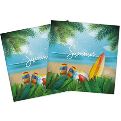 Imagen de Ciao Servilletas de papel compostables Summer Party (33 x 33 cm, doble vela), 20 unidades, multicolor, 34791
