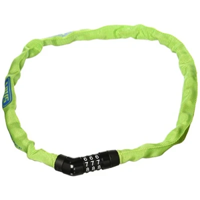 Imagen de ABUS Steel O Chain 4804C candado de cadena combinación acero especial nivel seguridad 3 75 cm amarillo/verde