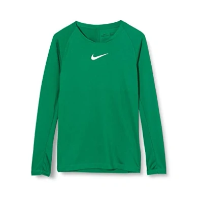 Imagen de Nike Performance DRY PARK First Camiseta de manga larga para niños, Talla: 10 12a, Pine green/white