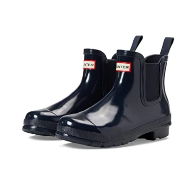 Imagen de HUNTER Chelsea Gloss, Botas Mujer, Azul Marino, 40.5 EU
