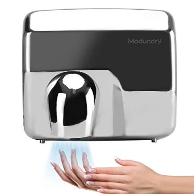 Imagen de Modundry secador de Manos automático Acero Inoxidable, eléctrico Servicio Pesado, Comercial y hogar,2300W
