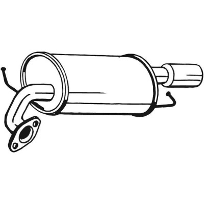 Imagen de BOSAL 171 055 Silenciador trasero