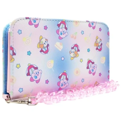 Imagen de Kirby Paraguas Waddle DEE Tierra de los Sueños Cartera/Billetera Clutch Bolsillo para Monedas &amp; Tarjetero, Rosa