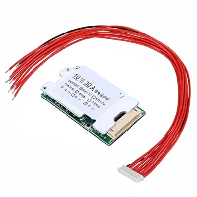 Imagen de Placa de Protección batería Litio 10S 36V 30A Li Ion Cell 18650 BMS PCB Junta con función Equilibrio 1000W