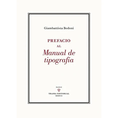 Imagen de PREFACIO AL MANUAL DE TIPOGRAFIA (Largo recorrido)