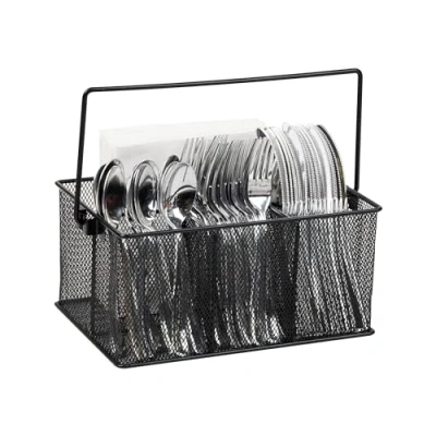 Imagen de Mind Reader MESHBASKET BLK Cesta de almacenamiento malla, metal, color negro