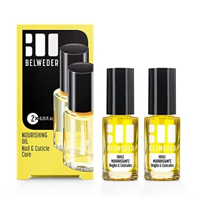 Imagen de BELWEDER x2 Aceite nutritivo Para uñas y cutículas de 2 x 7,5 ml Hidratante suavizante rociantes séquinas hombres mujeres