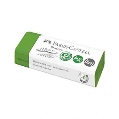 Imagen de Faber Castell Borrador sin PVC y polvo, verde (188121)
