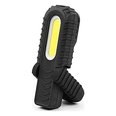 Imagen de Edm 36403 Linterna Led Luz Frontal Dos Potencias, Superior, Indicador de Bateria, Recargable, 300 Lumens Frontal, 90 Negro